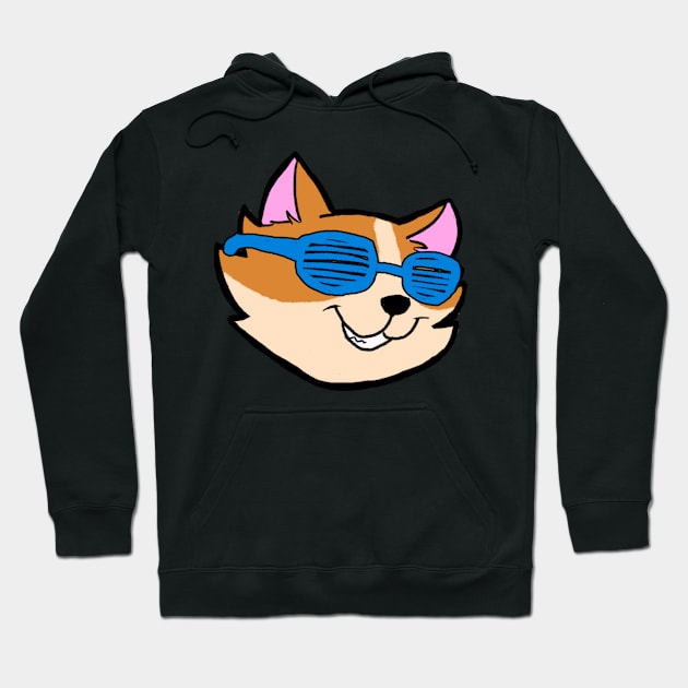 Party Corgi Hoodie by bonfirefighter